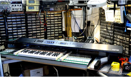 Technical Run-Through in a Rehearsal Studio Used as Production Base Camp