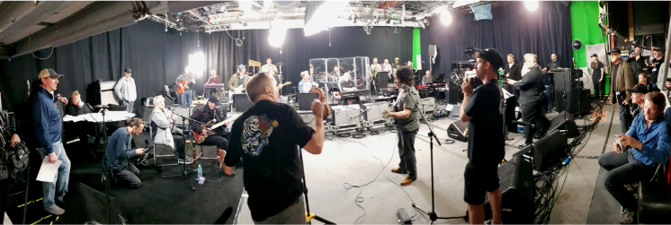 Inspiring Music Collaboration Space in North-West London Studio